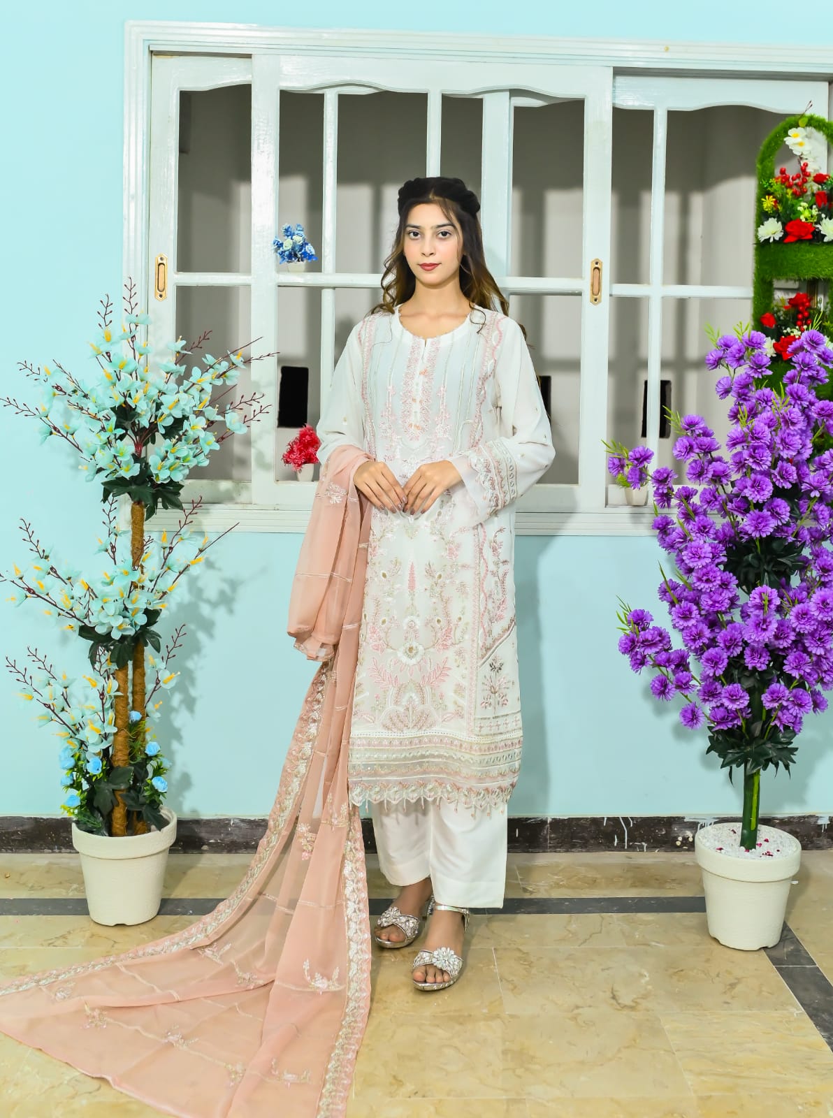 Shirt fabric chiffon