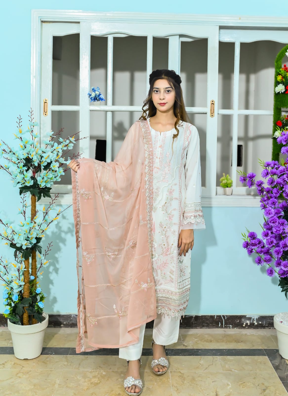 Shirt fabric chiffon
