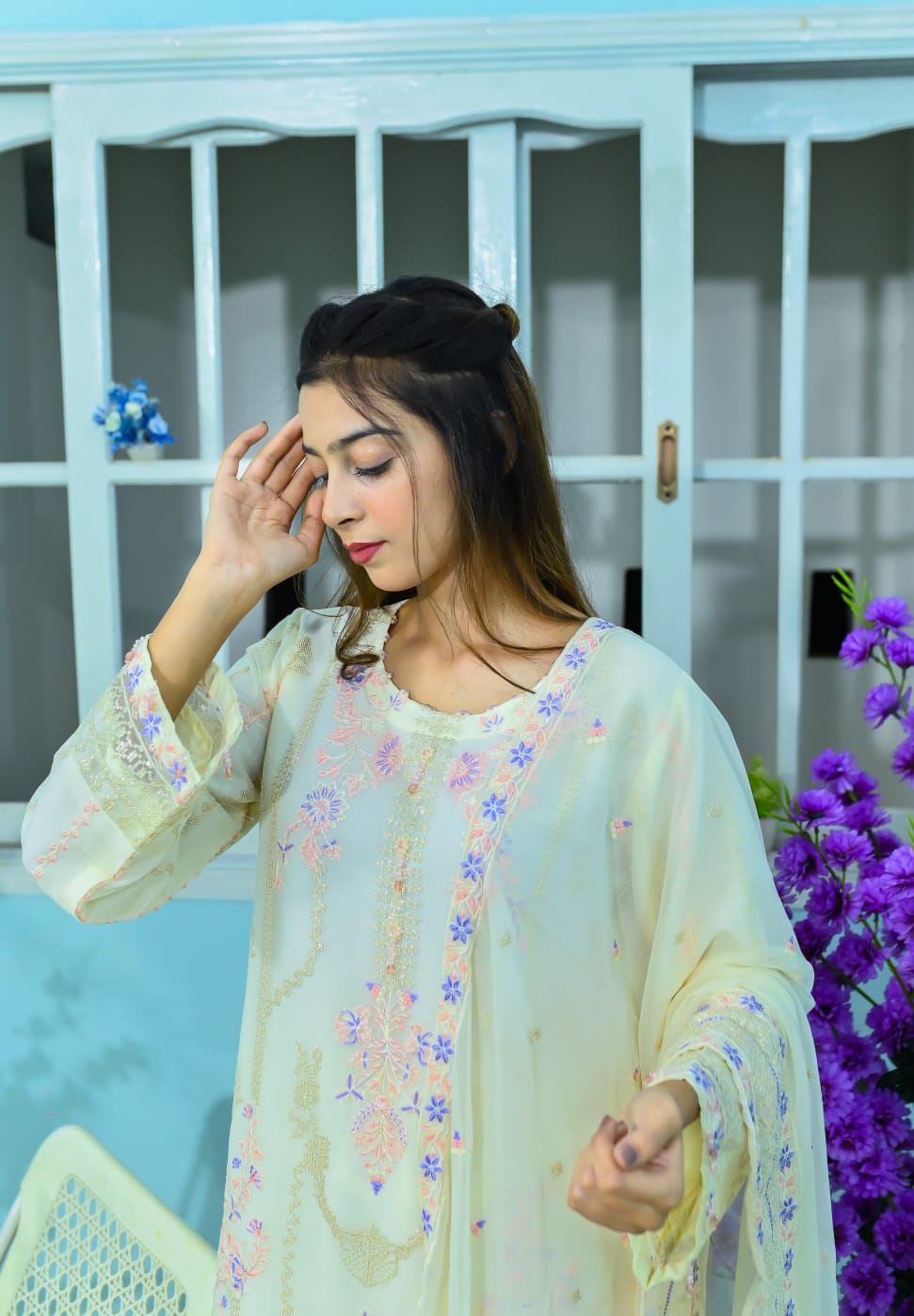 Blueberry Cotton Set